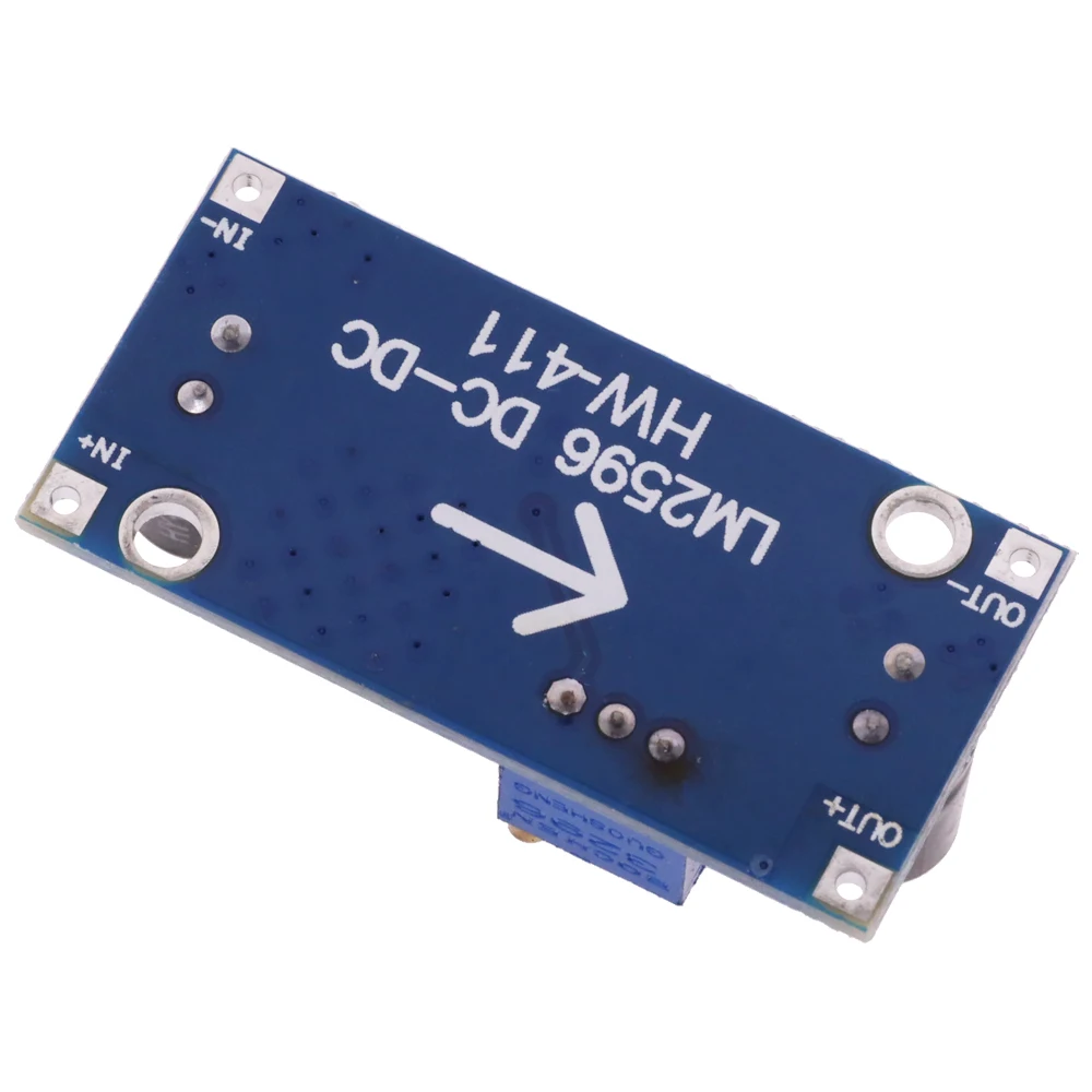 DIP LM2596S DC 벅 컨버터 조정 가능한 스텝 다운 모듈 24V 12V 5V 3V LM2596 3A 전원 공급 장치 출력 1.25V-30V