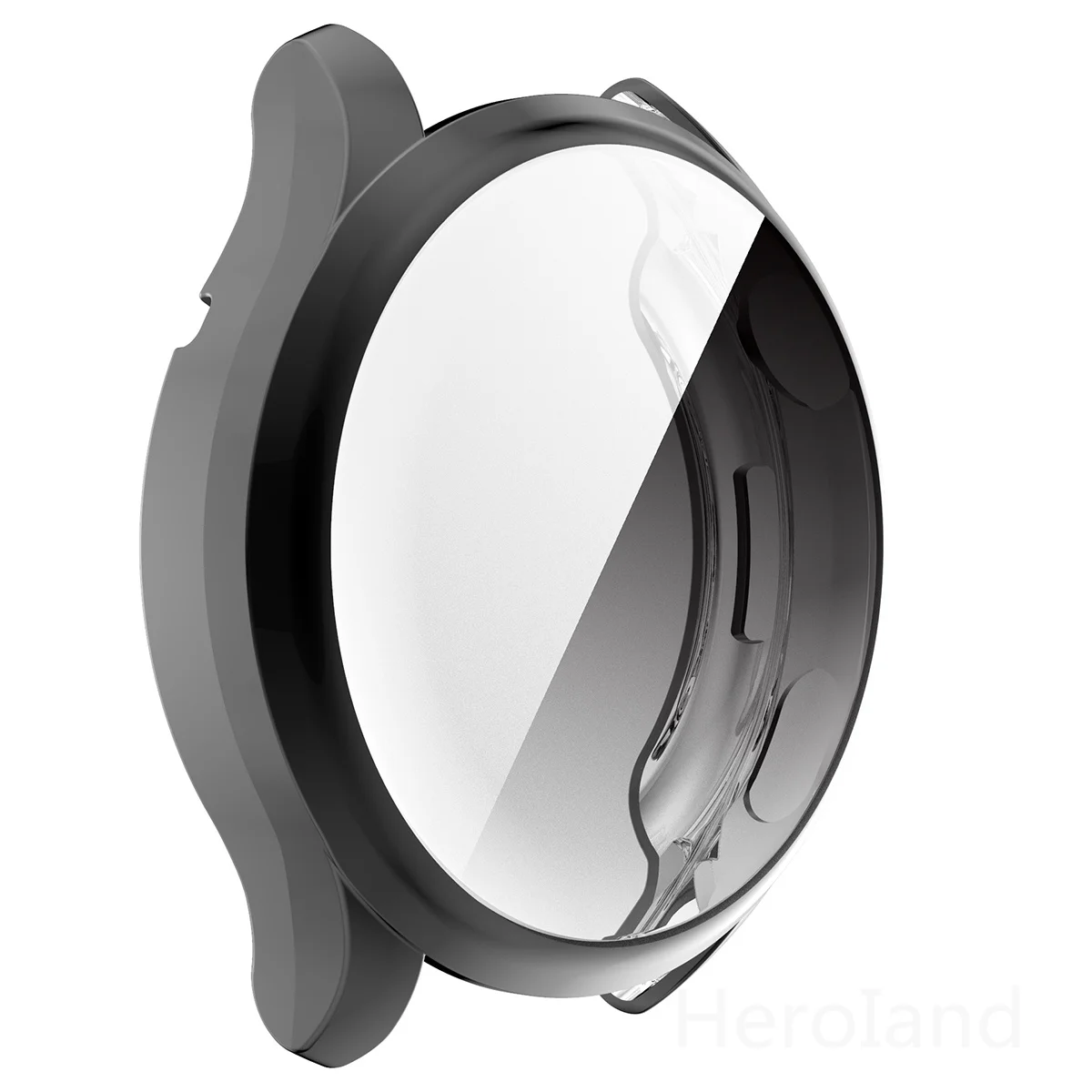 Premium Protective TPU Case for Smartwatch - Full Coverage Screen Protector, Soft Shell Design.