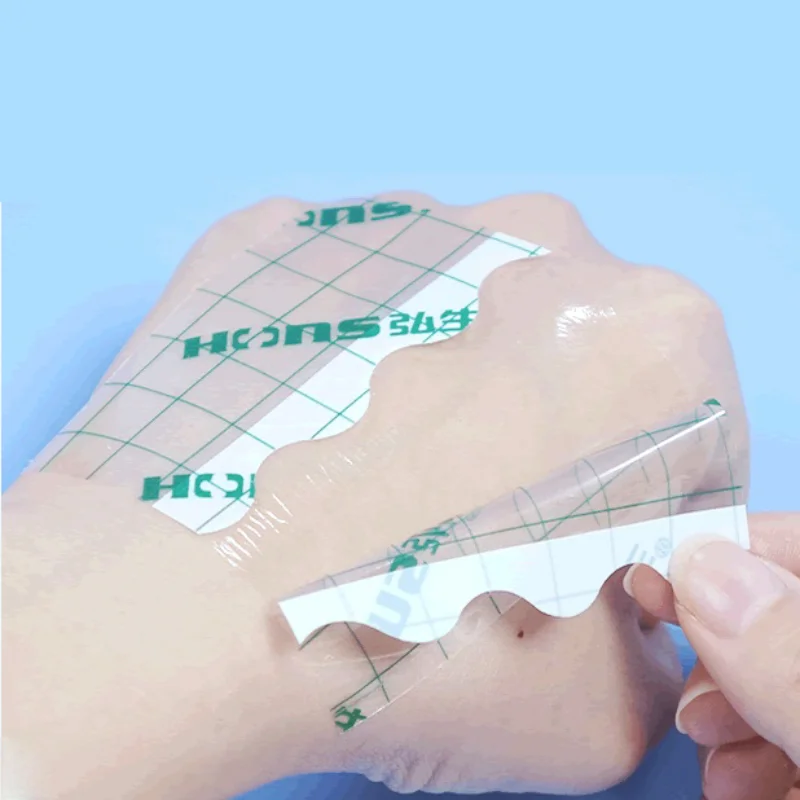 100pcs/lot Curved PU Healing Patches Adhesive Plaster Breathable Waterproof Bandage First Aid Bathing Wound Strips Dressing Tape 3