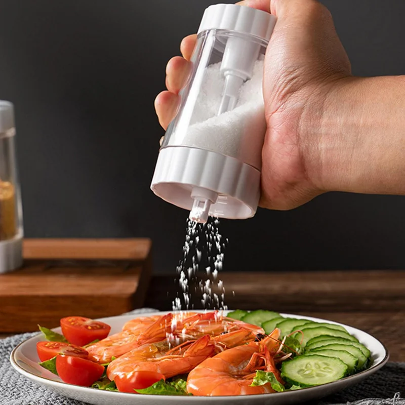 Kitchen Press-type Quantitative Condiment Jar Kitchen Items, Kitchen Storage, Kitchen Storage Container, Storage Containers