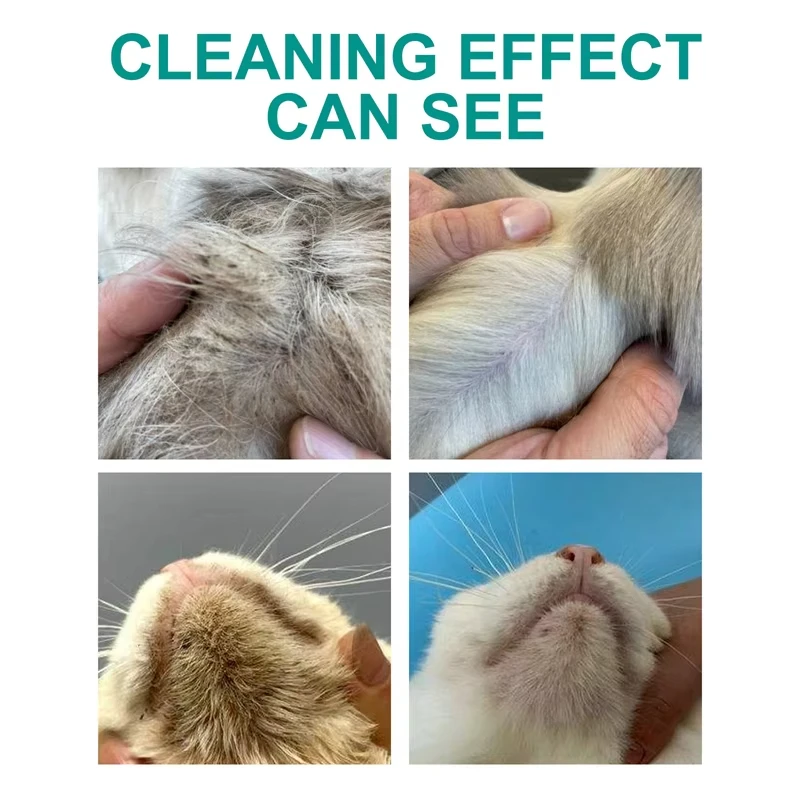 Pet Supplies for Cat Dogs Treats Pet Gloves for Cats and Dogs Bathing and Grooming Easy to Use Just Gently Dry Ideal Wipes