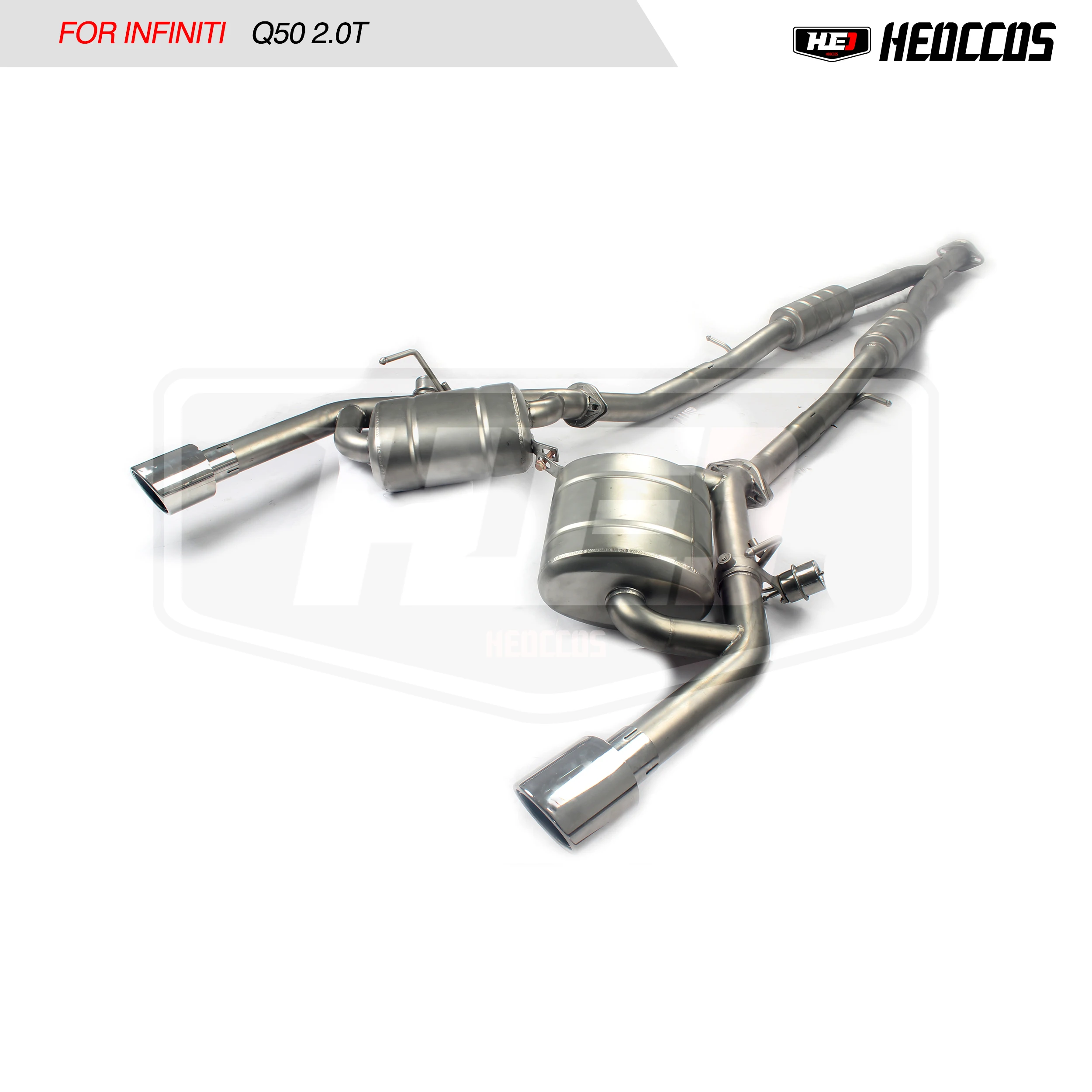 

HEO exhaust system For Infiniti Q50 exhaust catback stainless steel valve exhaust automotive parts