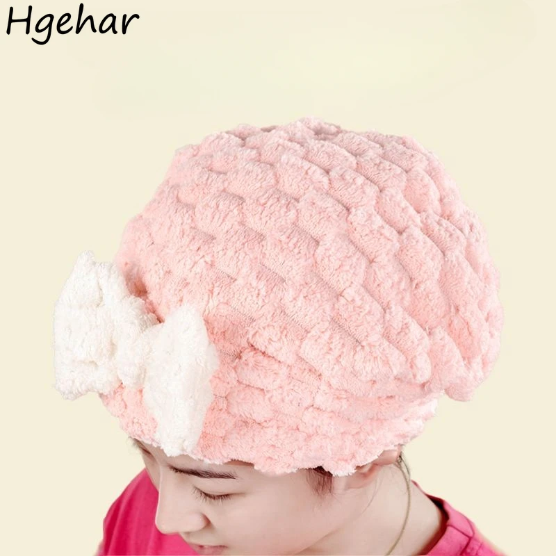 

Плотные шапочки для душа, симпатичная быстросохнущая шапочка для сухих волос, головной платок принцессы из кораллового бархата, влагопоглощающий головной платок, удобная сауна