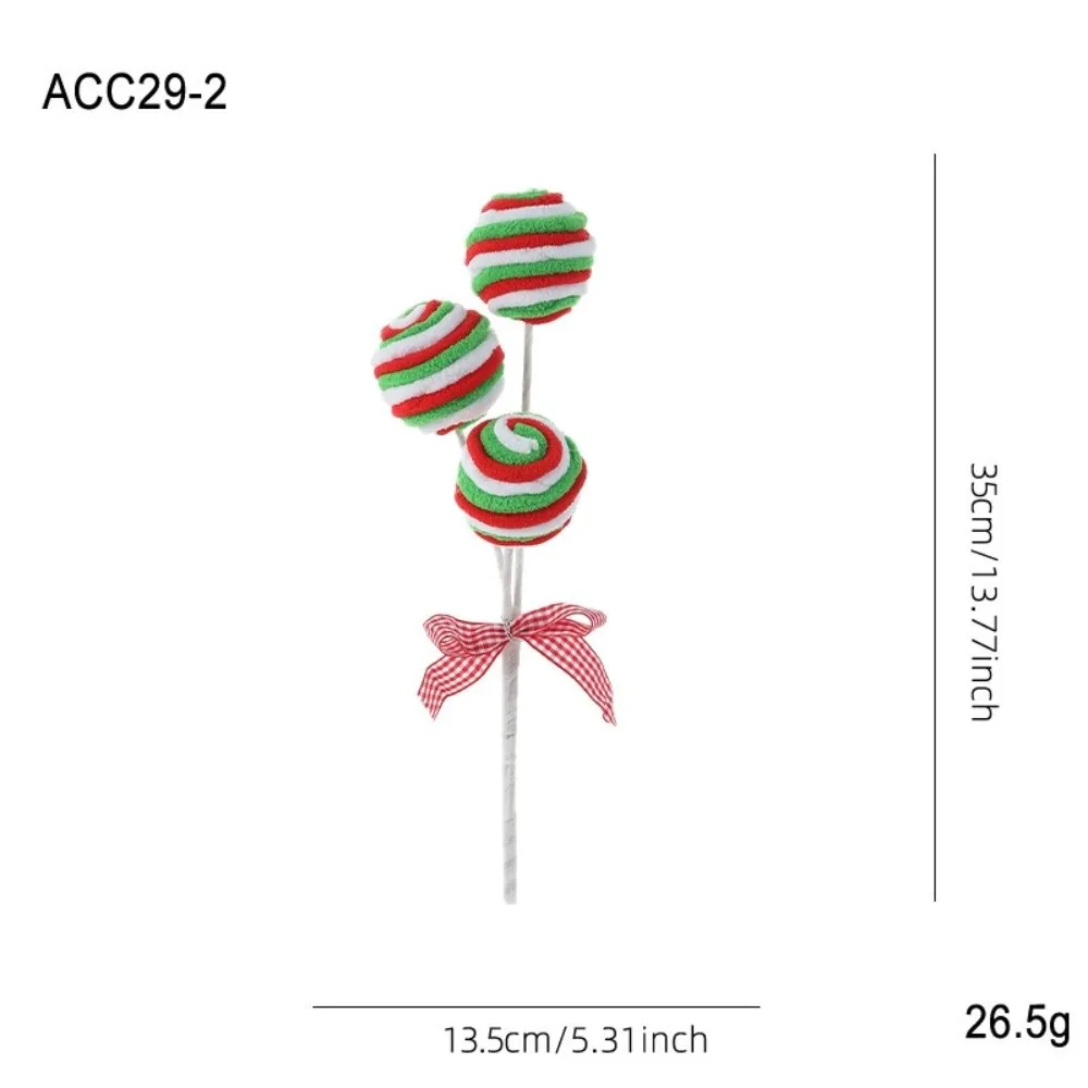 Christmas Foam Candy Decorations Simulated Flowers