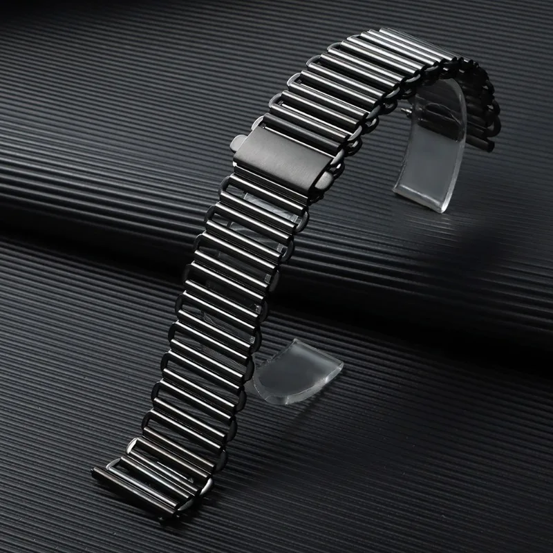 Vintage Stainless Steel Quick Release Watchband - High Quality Universal Metal Bracelet in Multiple Sizes