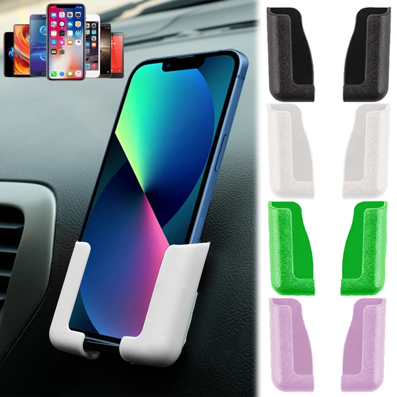 

Self-adhesive Car Phone Holder Mutifunctional Dashboard Mount Bracket Simple Paste Auto GPS Navigation Phone Stand for IPhone