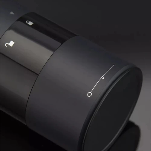 Huohou 전기 자동 밀 후추 소금 분쇄기, LED 조명, 5 가지 모드, 후추 향신료 곡물 분쇄기, 요리용 6