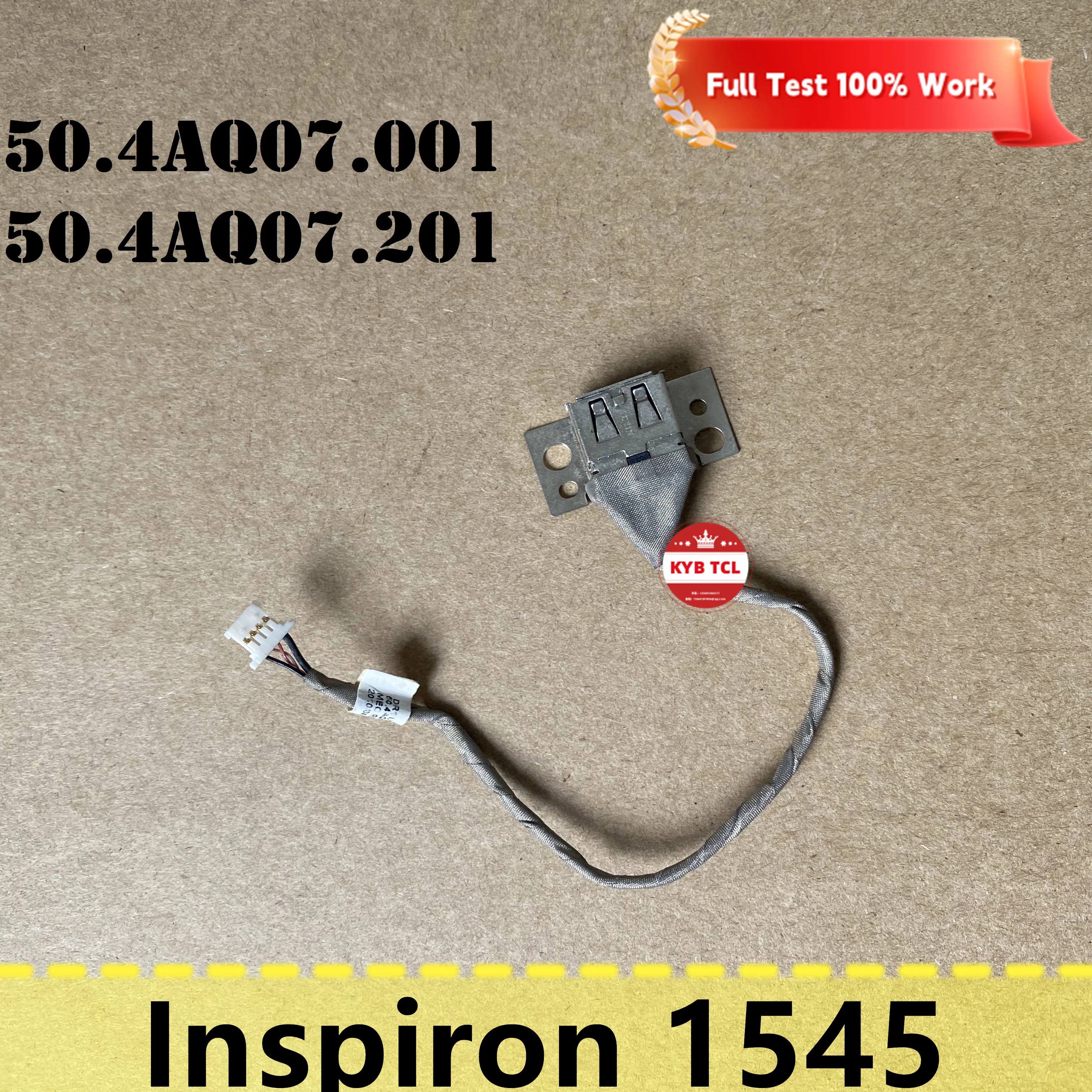 

Подлинный USB-порт для ноутбука Dell Inspiron 1545 15,6 дюйма с кабелем 50.4AQ07.001 50.4AQ07.201 ноутбук