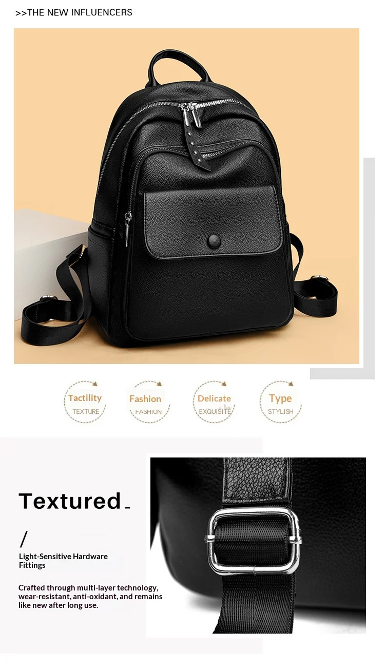 Tagesrucksack für Damen, Laptop-Rucksäcke, Schultasche mit mehreren Taschen für Mädchen im Teenageralter, großer Outdoor-Reiserucksack – Detail 9
