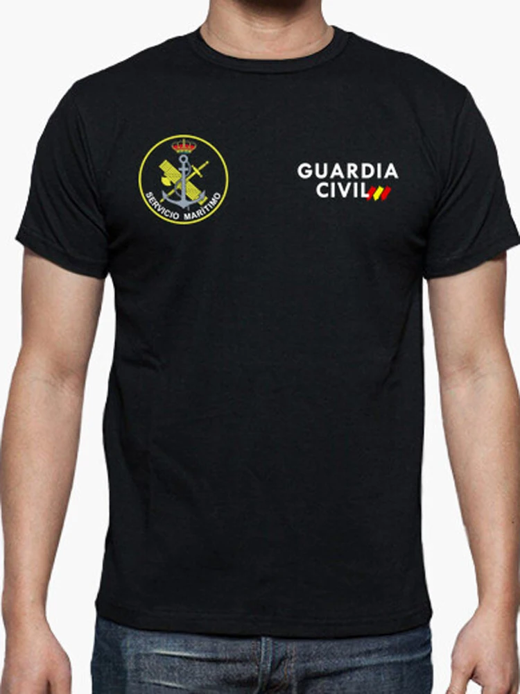 

Camiseta España Guardia Civil Seprona Insignia 100% Algodón De Alta Calidad, Cuello Redondo, Casual Top