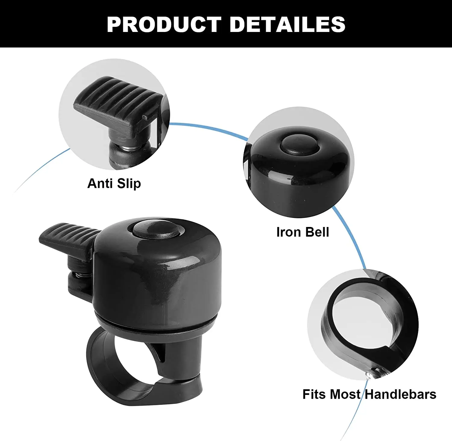 Alloy Bicycle Bell - Safety Sound Alarm