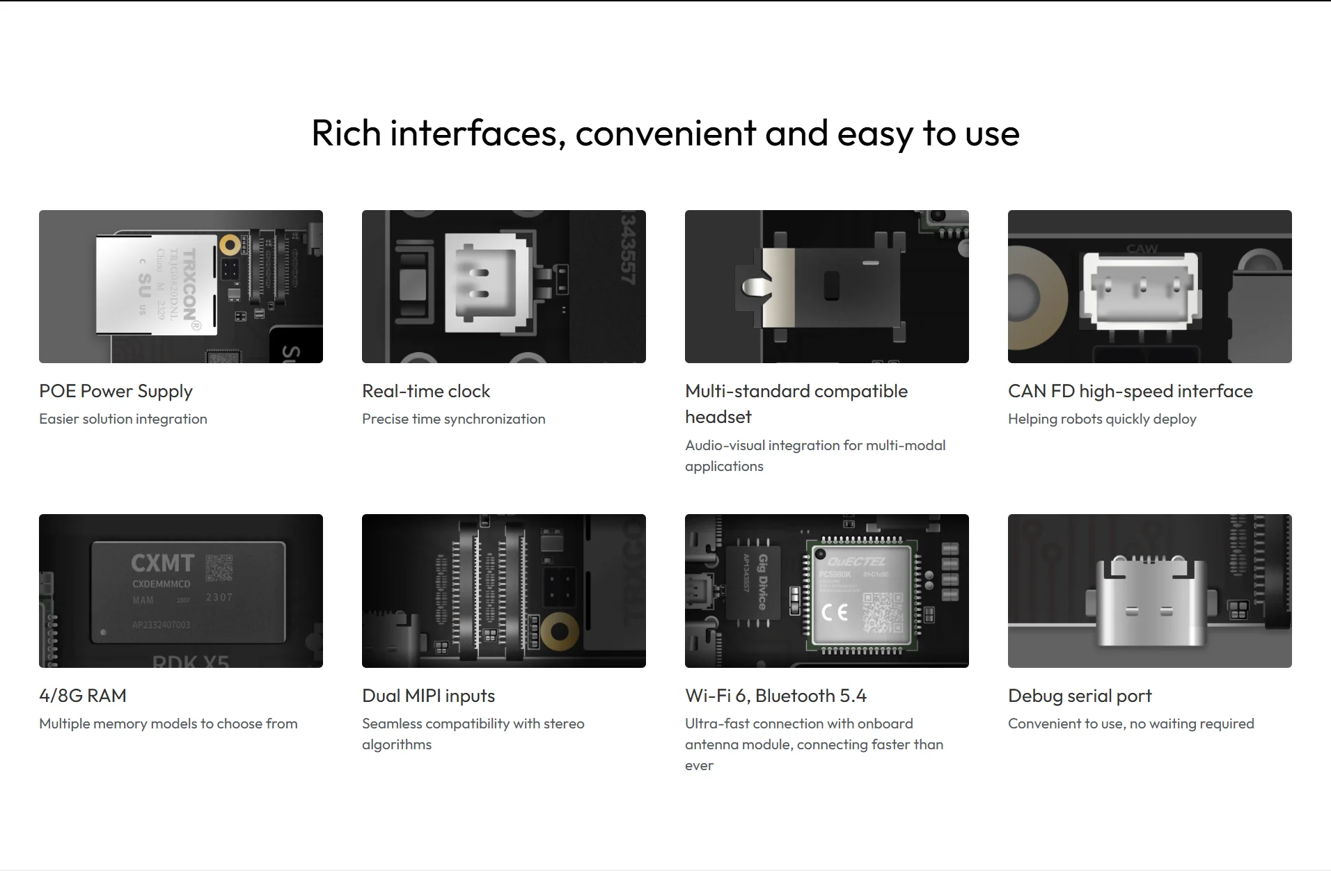 D-Robotics RDK X5,10 TOPs of computing power