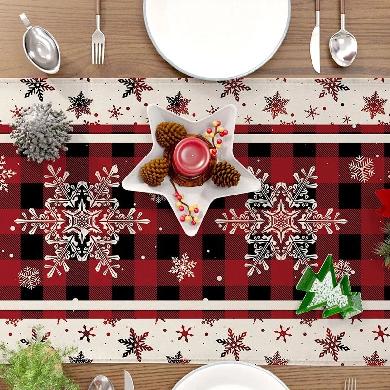 Table runner Christmas decoration for home table desk Dia De Muertos