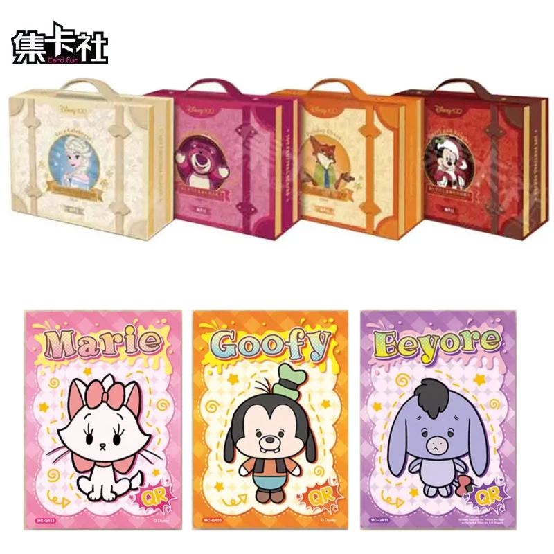 

Card Fun New Disney Cards Authorized Joy Festival Christmas Collection Card Frozen Zootopia Toy Story Mickey Paper Hobby Gifts