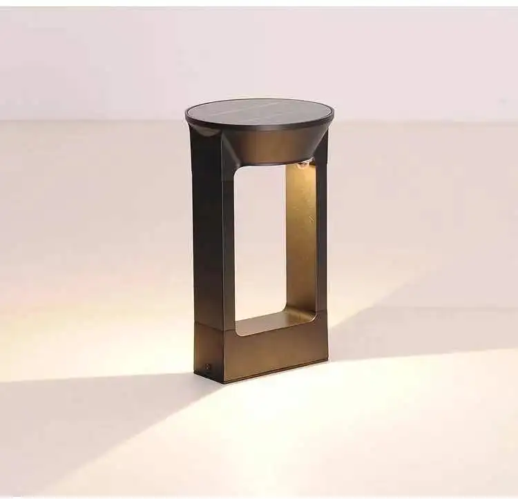 

Outdoor Solar Gate Light Solar Powered Bollard Lawn Lamp Villa Landscape Pillar Post LED Solar Garden Light