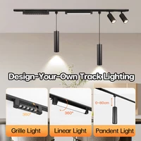 Set Track Light 110v 220v Led Magnetic Track Lamp 10W/20W /30W Track Spotlight Lighting Fixture for Home  Room Clothing Store 2