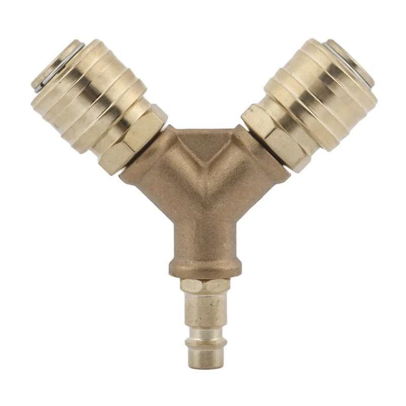

Air Hoses Quick Coupling Distributor Compressed Air Softener with Male Thread Brass Compressed Air Distributor Durable