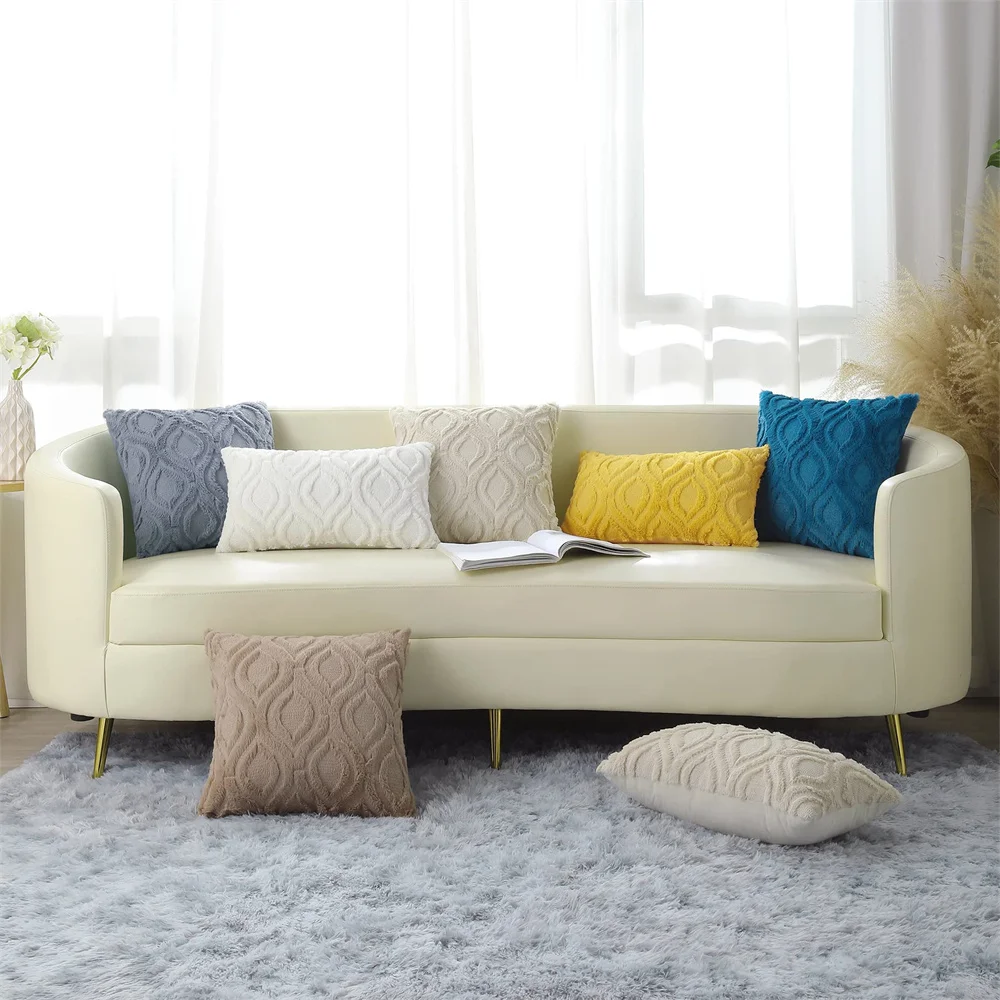 Kitinjoy Throw Pillow Cover 45x45 For Sofa Cushion Cover 50x50 Bed Living Room Plush Sleep Pillow Case Cotton Home Decor Cushion 6