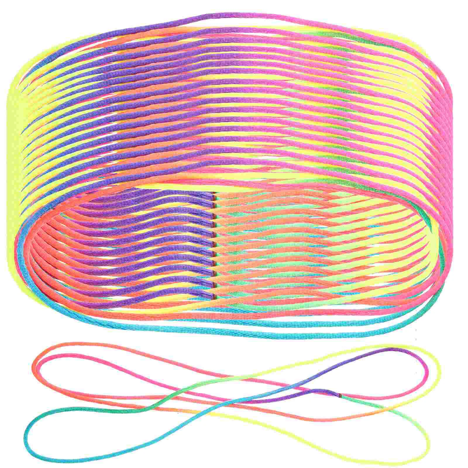 

Rainbow Color Fumble Finger Thread Rope String Game Developmental Toy Puzzle Educational Game For Children Kids