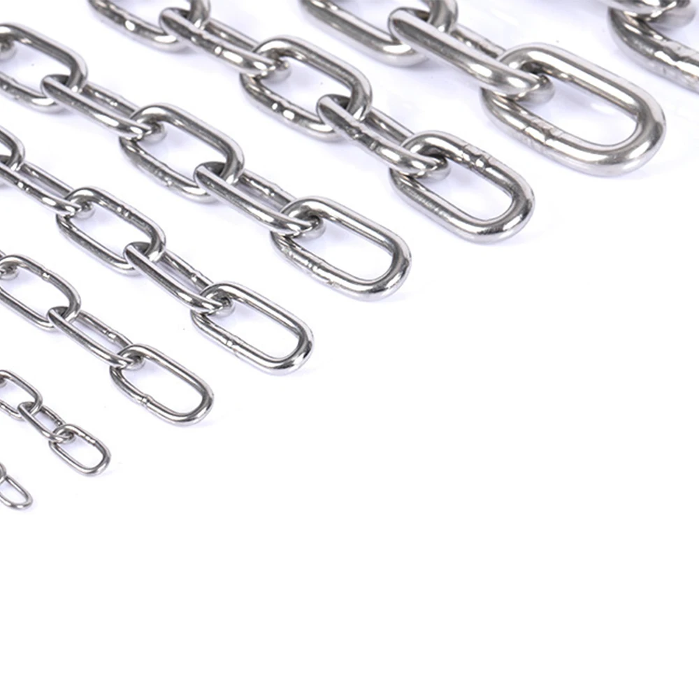 Any Meter Length 1.2-10MM Diameter 304 Stainless Steel Chain For Lifting Binding