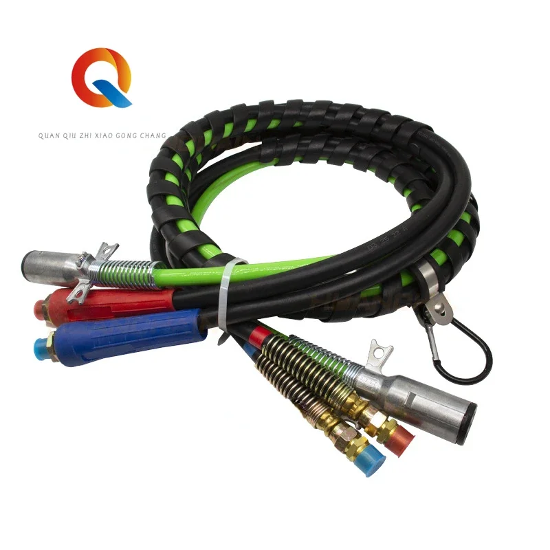 

American 3-in-1 Three-in-One Air Tubes Combination Suit Truck Trailer Power Line Brake System Connected Wiring Harness