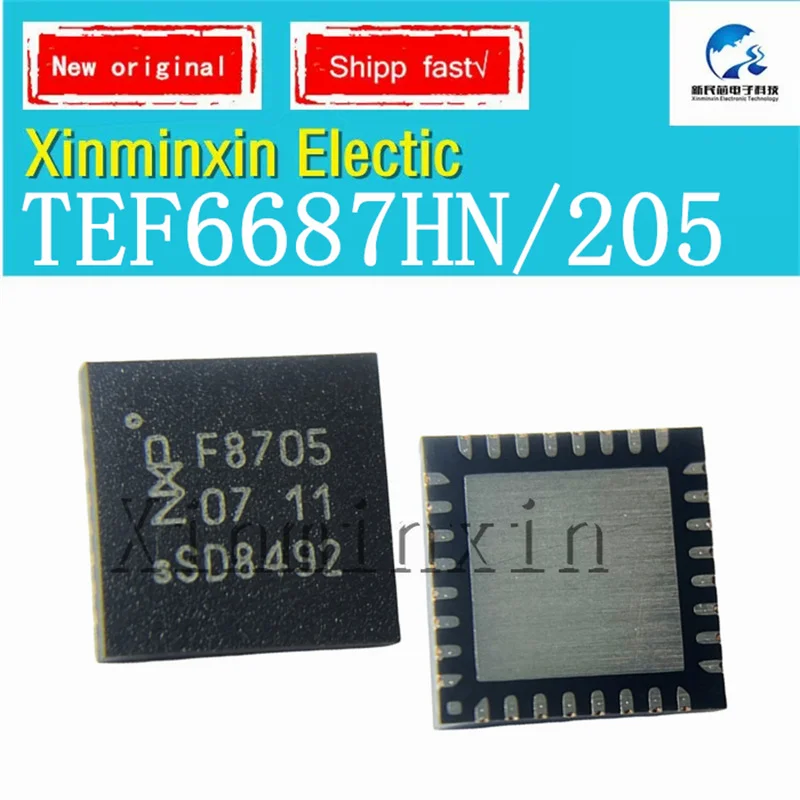 1-10개/몫 F8705 TEF6687HN QFN-32 IC 칩 원본 재고 있음