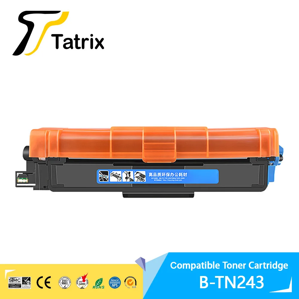 Tatrix Premium Compatible Laser Color Toner Cartridge TN243 for HL-L3210CW/HL-L3230CDW/HL-L3270CDW/DCP-L3510CDW/DCP-L3550CDW