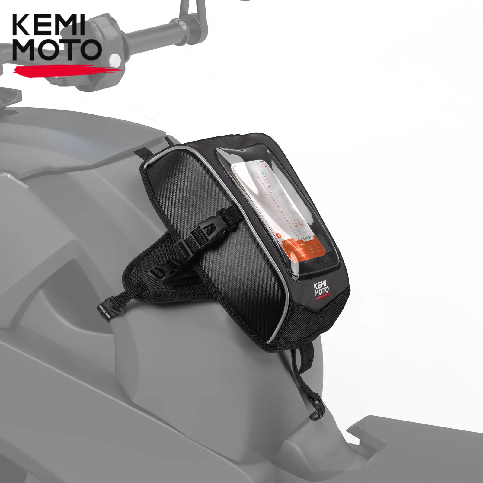 Kemimoto Ryker Tank Bag 1680D Ryker Gas Tank Bag Per Can-Am Ryker 600 900 Sport Rally Edition Borsa Per Cellulare 219400762