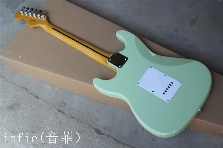 Top quality with 6 strings fingerboard maple guitar pink sq electric guitar