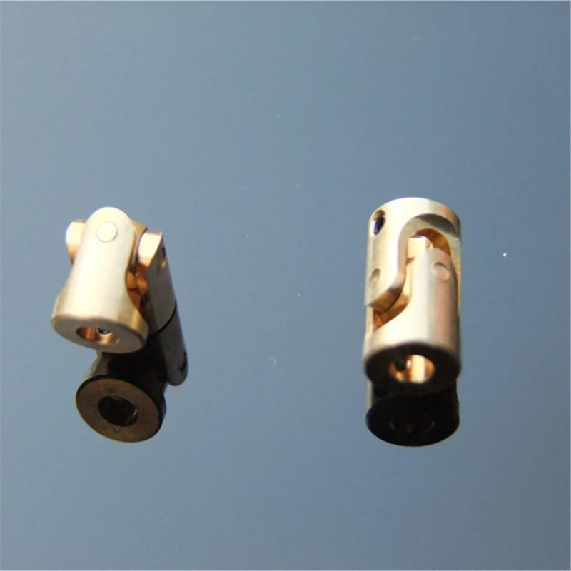 3MM Brass Copper Universal Joint Coupling DIY 1:24 1:18 Model Transmission Ship Plane