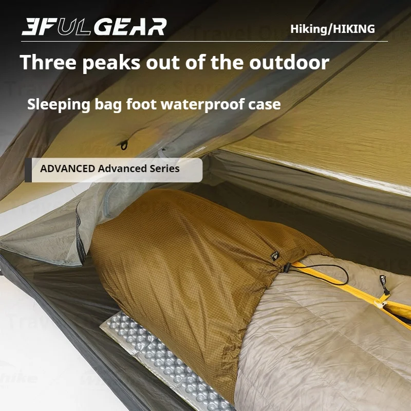 Sleeping Bag Foot Waterproof Case Outdoor Camping Moisture-proof Breathable Liner Ultralight Dyneema/Nylon Tyvek Bag sleeping bag survival sleeping bag