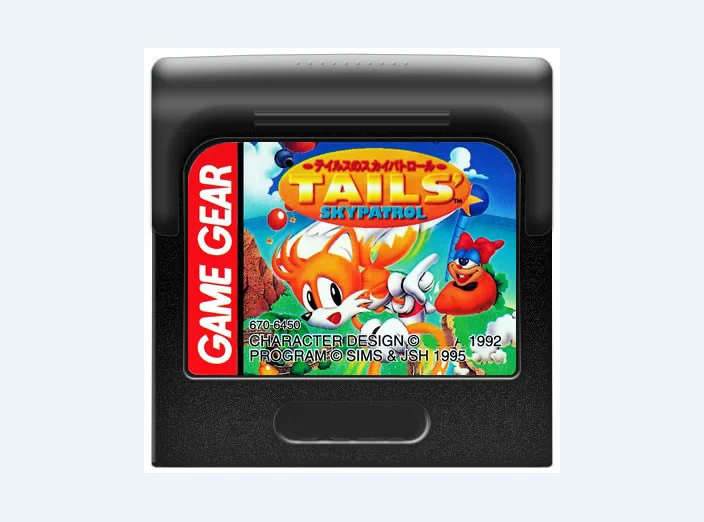 Cartuccia Per Ingranaggi Da Gioco A 8Bit: Tails' Skypatrol (Versione Giapponese!!)