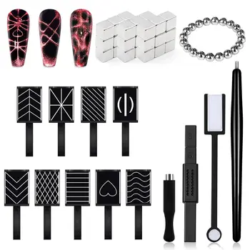 Cat Eye Nail Magnet Tool Set