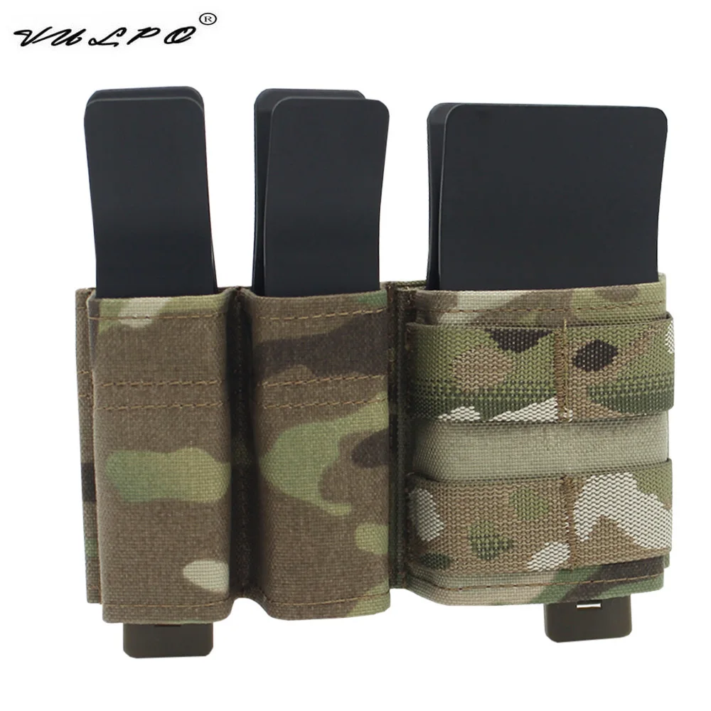 Vulpo Tactical Airsoft Kywi Style 9Mm 5.56 Magazine Pouch Molle Mag Ammo Pouch Double 9Mm Mag Pouch