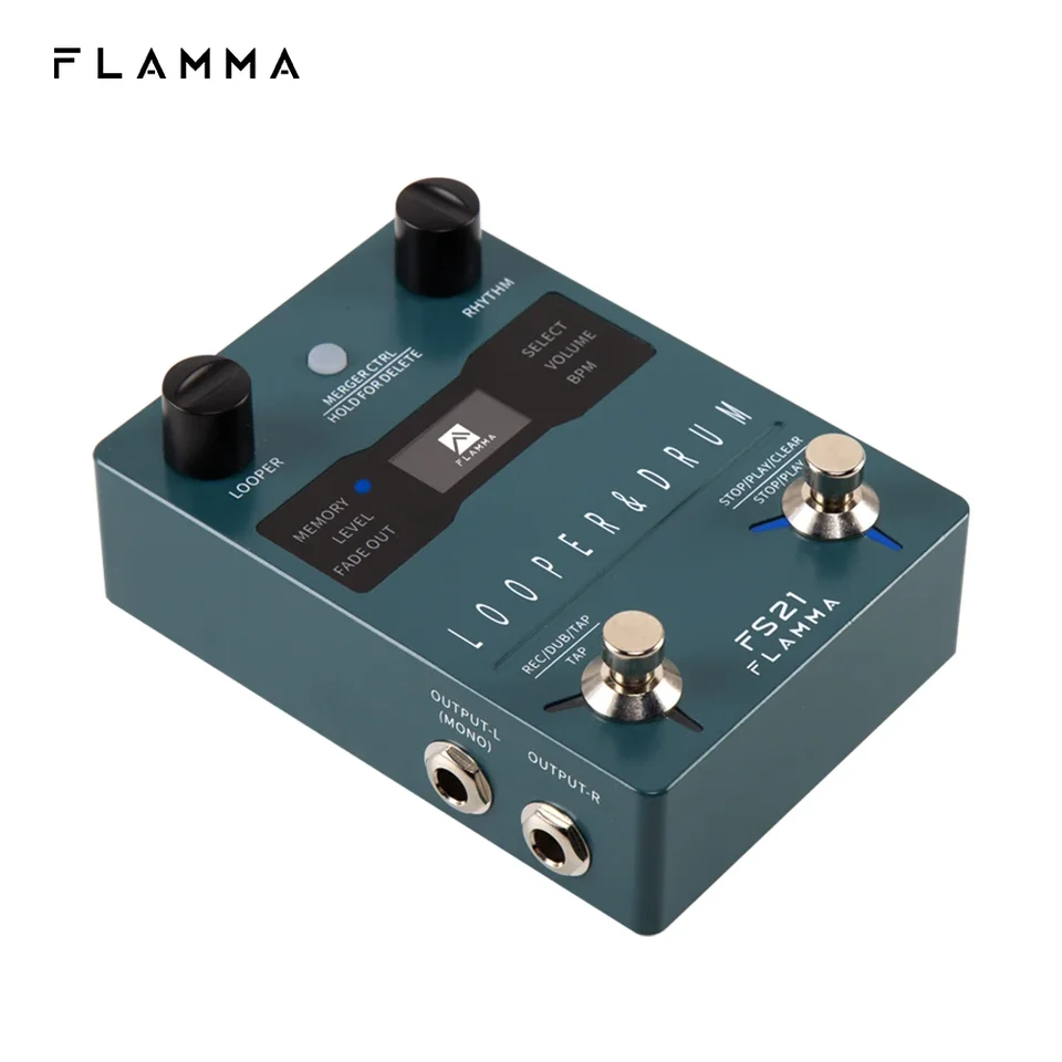 FLAMMA FS21 드럼 머신 루퍼 기타 이펙트 페달 160분 루퍼 100 드럼