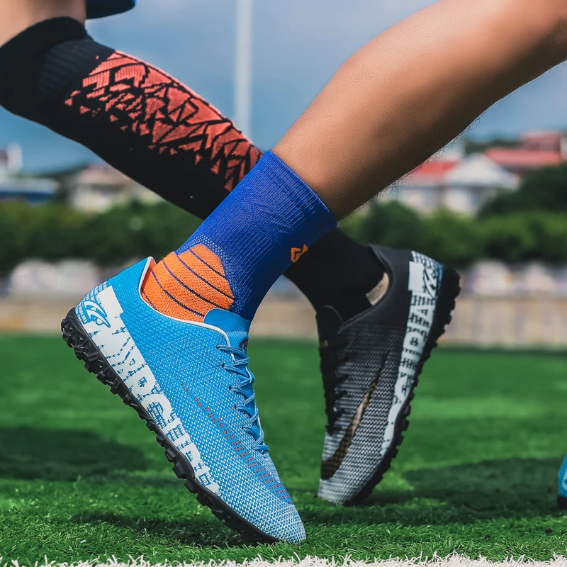 Children And Youth Professional Long Nail Football Shoes Men's Broken Nail Football Shoes Student Training Shoes 31-45#