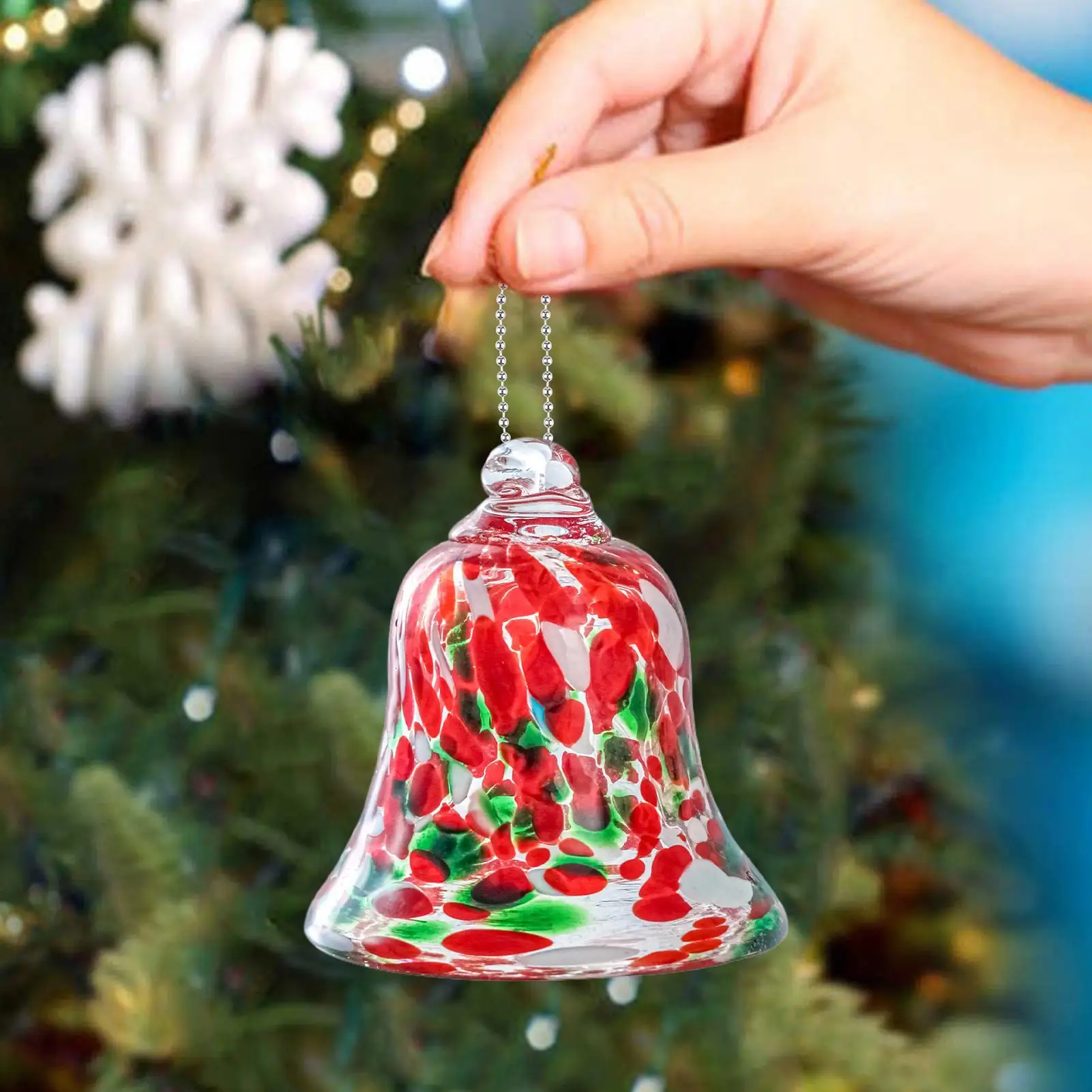 Christmas Bells For Decoration Aesthetic Festive Crafts Colorful Bells Holiday Christmas Decorations For Indoor Wall Door Window
