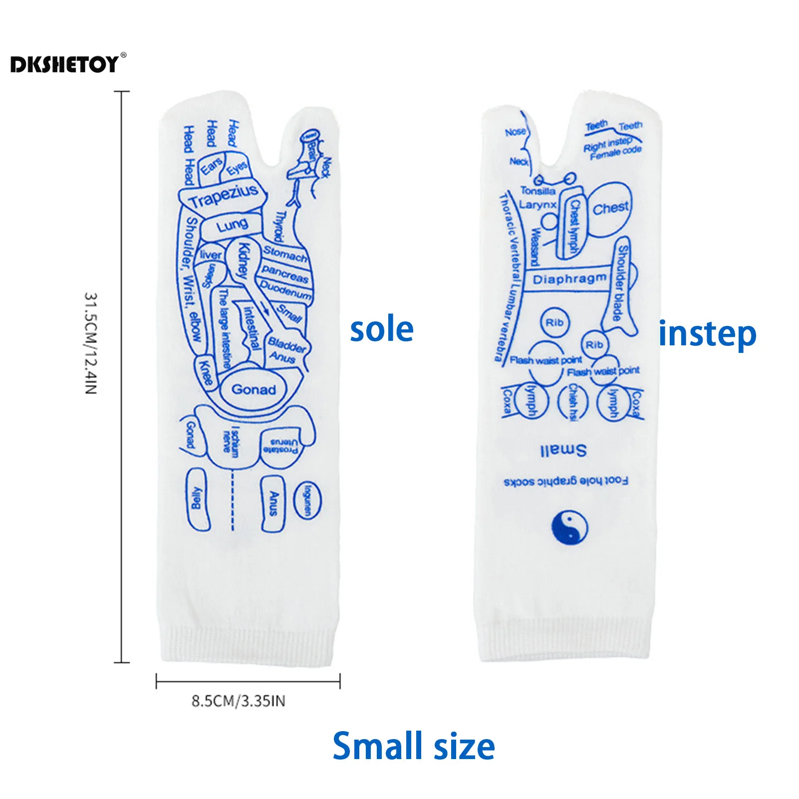 Foot Massage Socks 1 set Foot Massage Acupuncture Point Socks Muscle Relaxation Massager Relieve Tired Feet Reflexology Sock Foot Point Tool