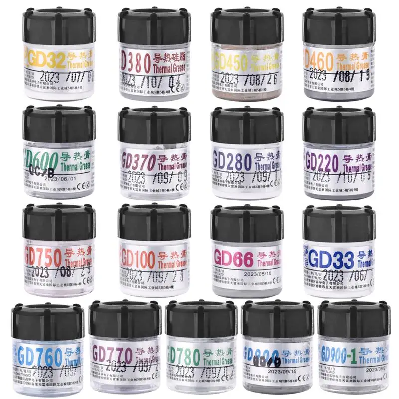 Description Picture 2 of item20g/30g Silicone Thermal Paste GD900 6.0W/M-K Heat Transfer Grease Heat Sink CPU GPU Chipset Notebook Computer Cooling