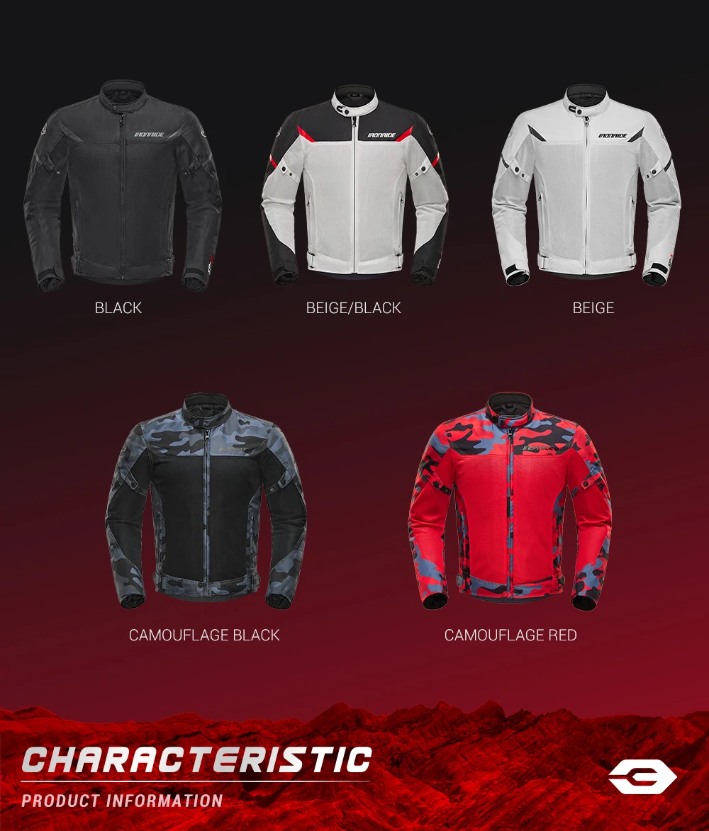 Motorcycle Jacket Anti-Fall Outdoor Motocross Riding Clothing Protection Summer Breathable Motorbike Pants Wear-Resistant M-3XL