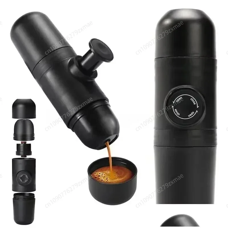Portable Mini Hand Pressure For Office/home Travel Outdoor Porfessional Coffee Maker Light Coffee Espresso Machine 6