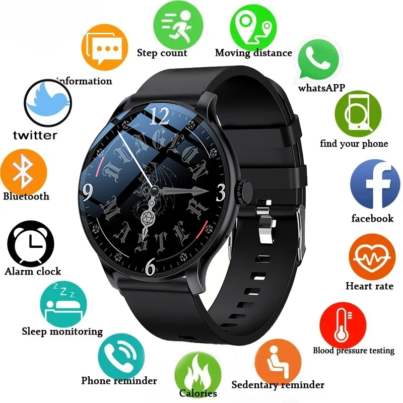 KESHUYOU 2025 New Fashion Smart Watch Bluetooth Talk Man Woman Sport Heart Rate Fitness Tracker Smart Watch for Android IOS BEST SELLERS