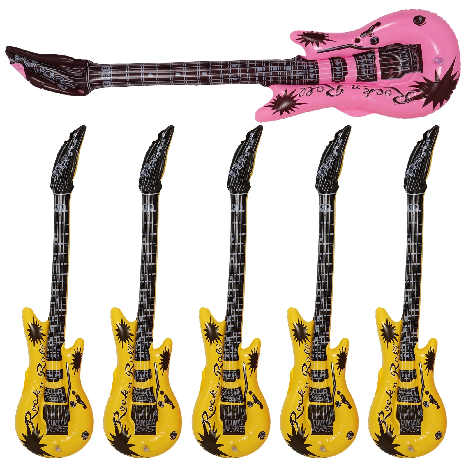 

Inflatable Guitar Balloons Blow Up Musical Instrument Party Props Favor Carnival Party Adult Kids Birthday Party Decoration