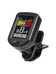 Enhanced Clip - On Chromatic Tuner with Color Display and 360° Rotation (Color Screen Style)