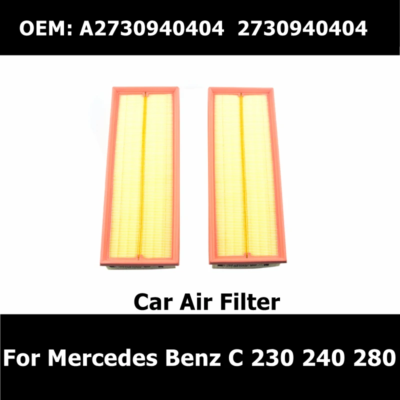 2730940404 Filtro Aria Auto Per Mercedes Benz C 230 240 280 320 350 4-Matic C 55 Amg Clk(2002-2010) 240 280 350 500