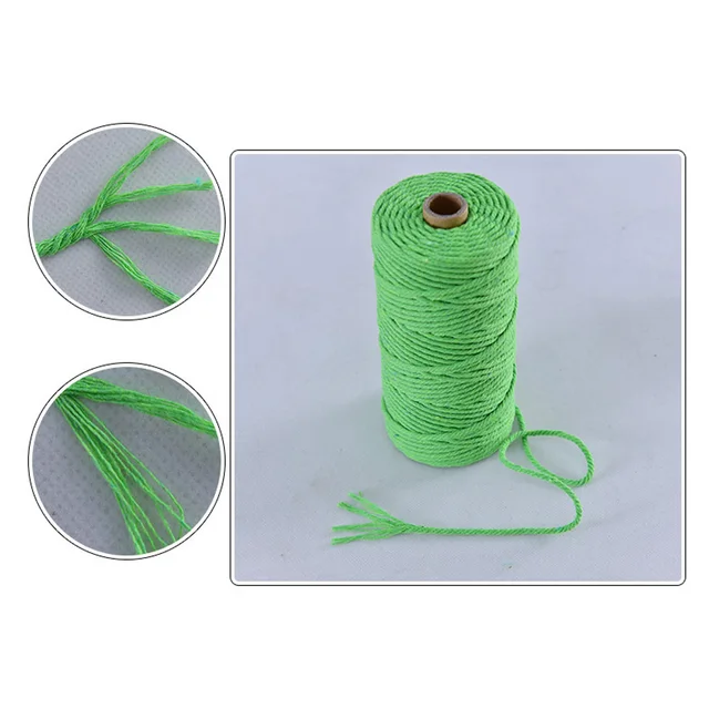 100 Méteres Textil Art Pamut Zsinór Gobelin Kötél Csavart Makrame Húr Esküvői Ellátás Kézzel Készített Otthoni Tartós Színes Kézműves Barkácsolás Varrás - Image 6