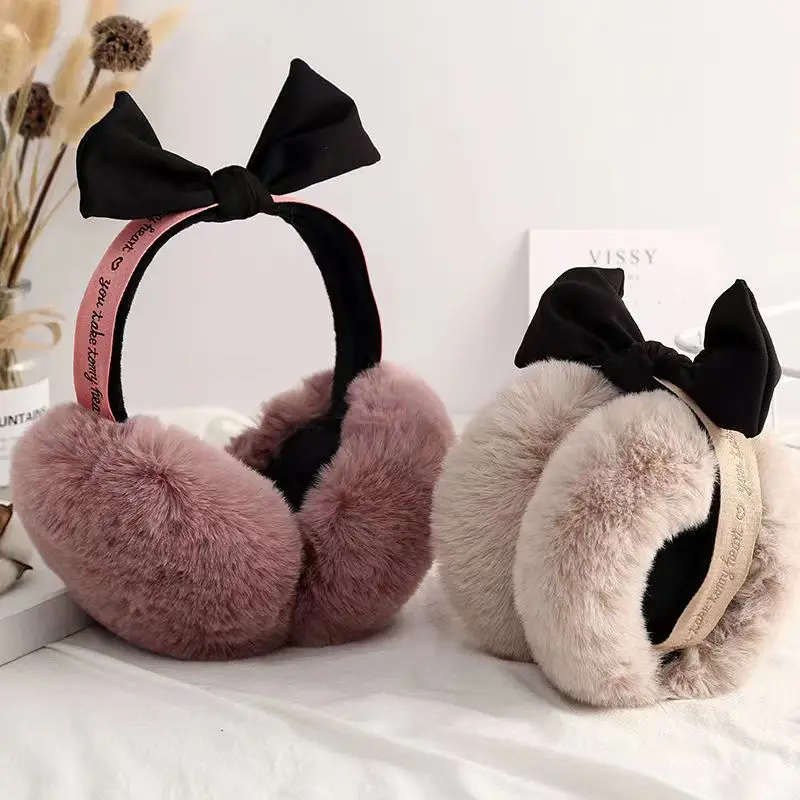 New Imitation fur Ear Muffs Autumn Winter Warm Earmuffs comfortable Unisex Skiing Fur Ear Warmer Woman Ear Cover