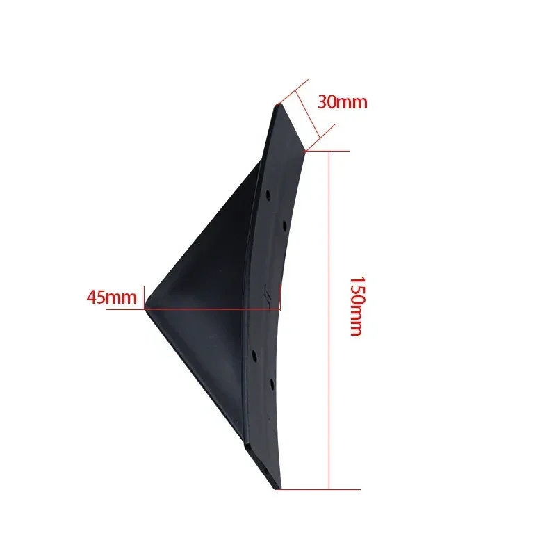 Carbon Fiber Car Rear Bumper Diffuser Spoiler Black Red ABS