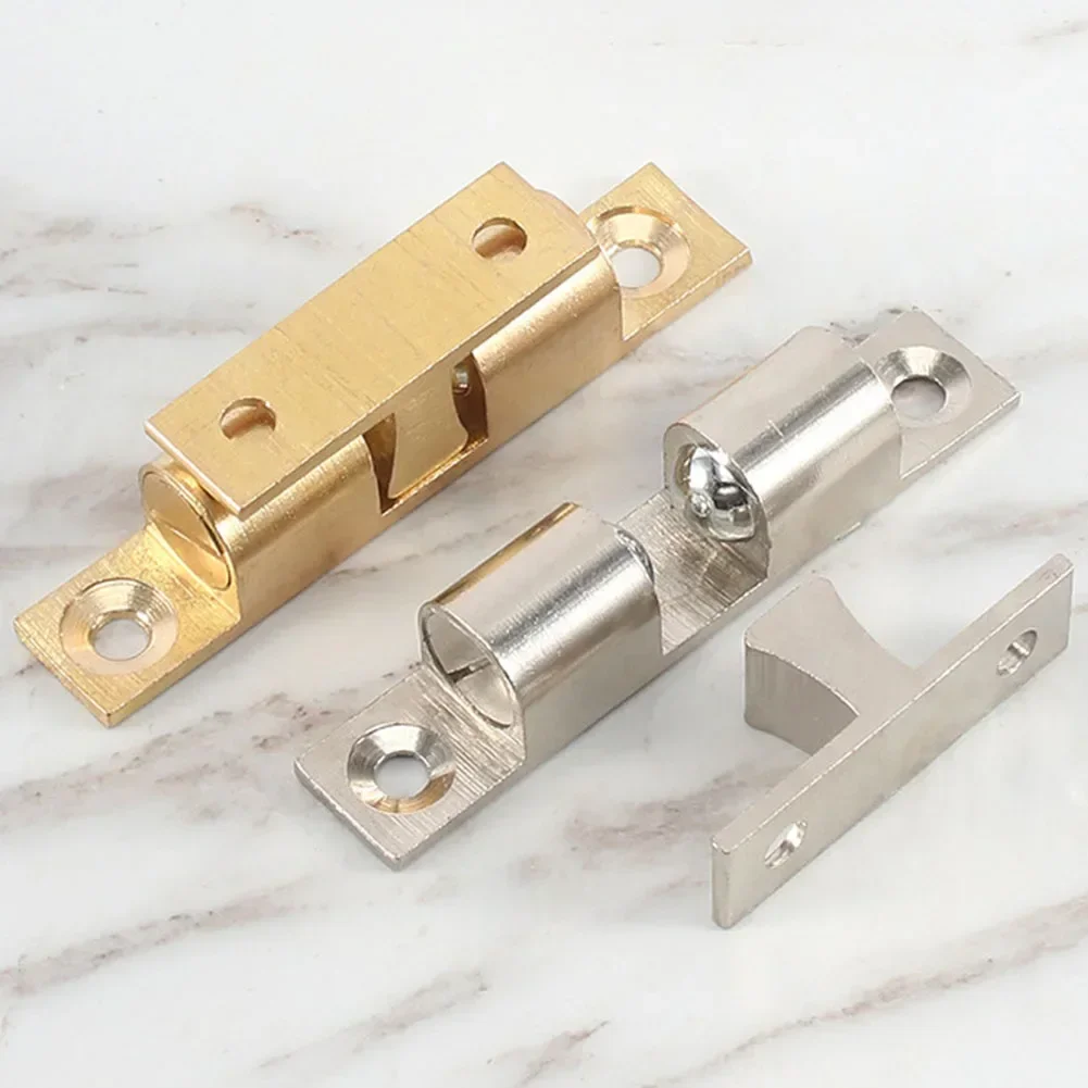 Cabinet Door Spring Latch Home Wardrobe Closet Cupboard Door Catch Double Ball Cabinet Suction Home Kitchen Furniture Hardware