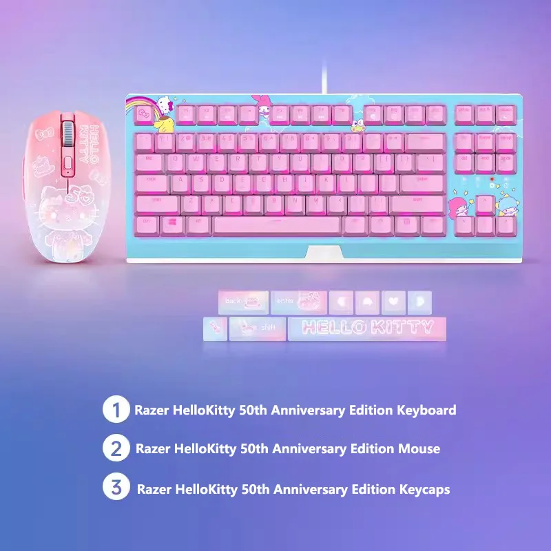 Razer x HelloKitty 50th 周年限定マウスキーボードセット